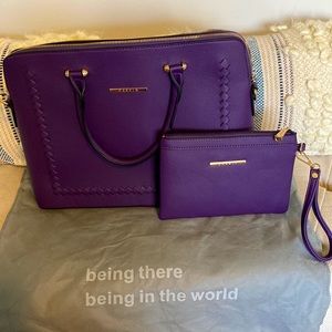 Beautiful Purple Dasein Briefcase